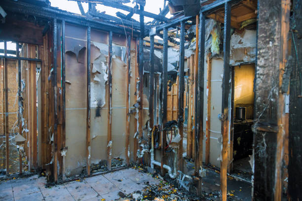 Professional Emergency Fire Cleanup technician working in Swepsonville, NC